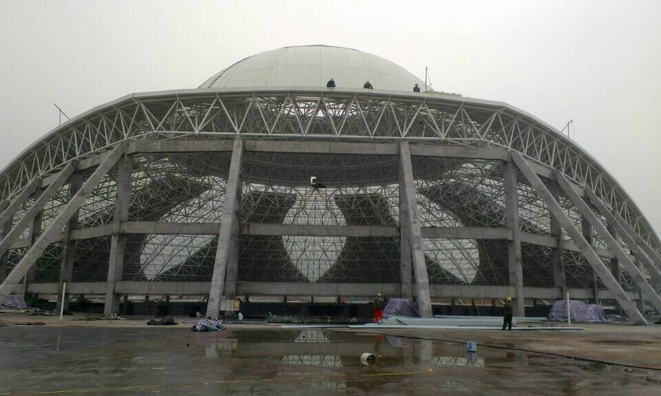 锡林格勒盟温泉馆网架工程